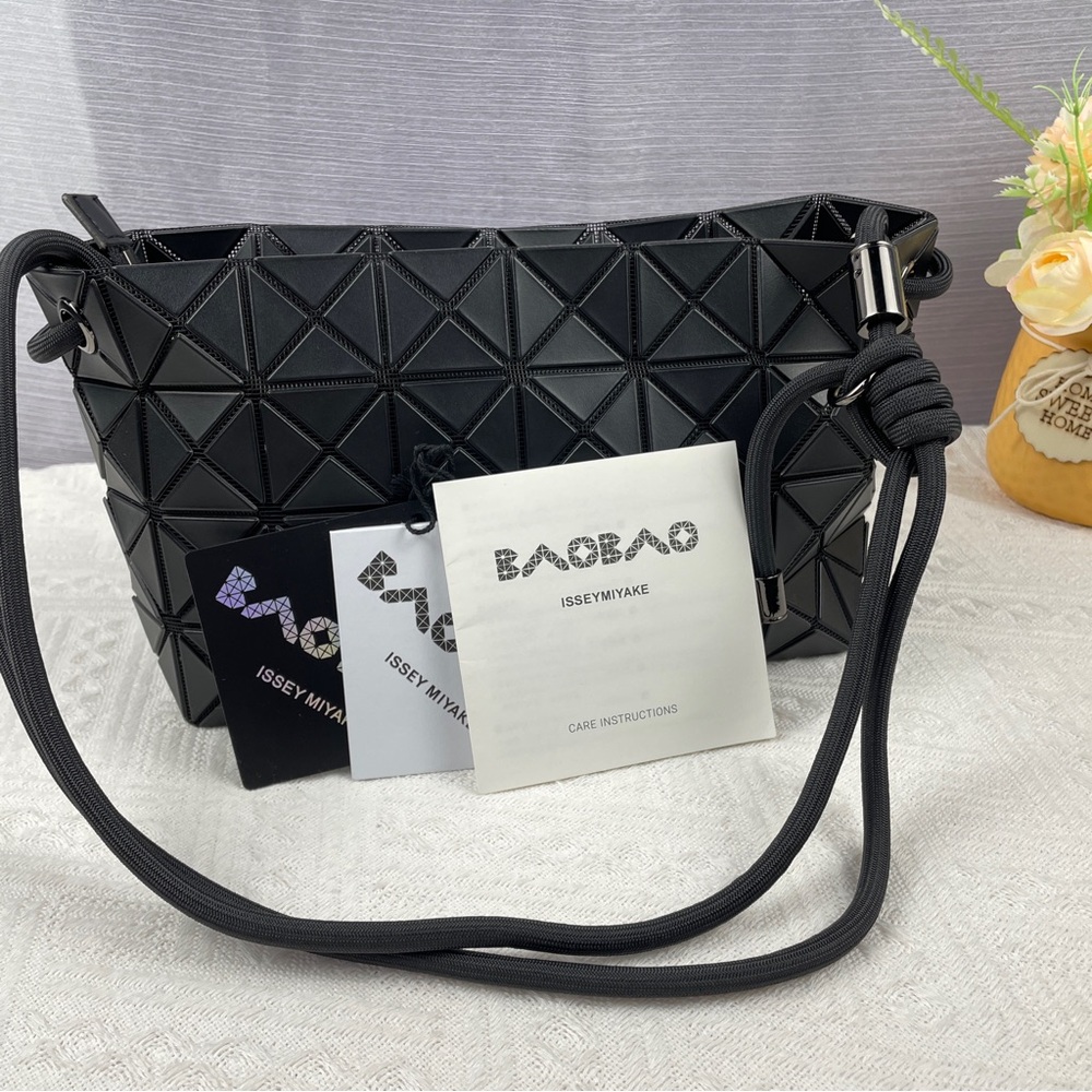 Brand New Issey Miyake Black Knotted Tofu Bag